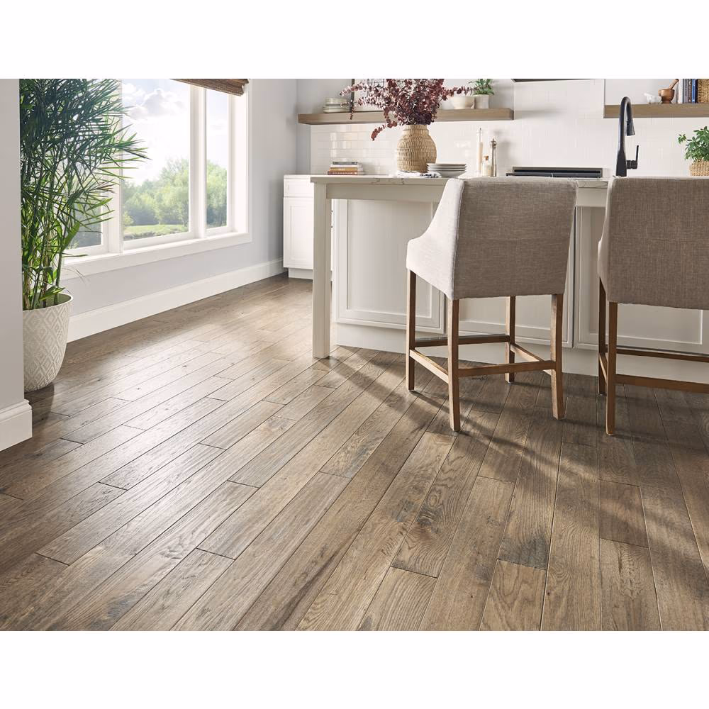 Mullican Chatelaine 5" Solid Oak - Weathered Stone - Image 2